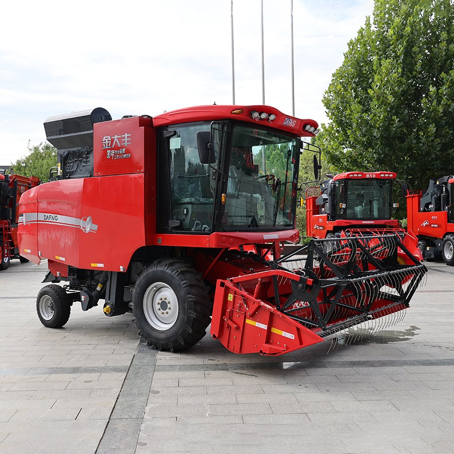 200HP Grain Combine Harvester