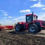 4x4 Tractor Working on Sloping Land